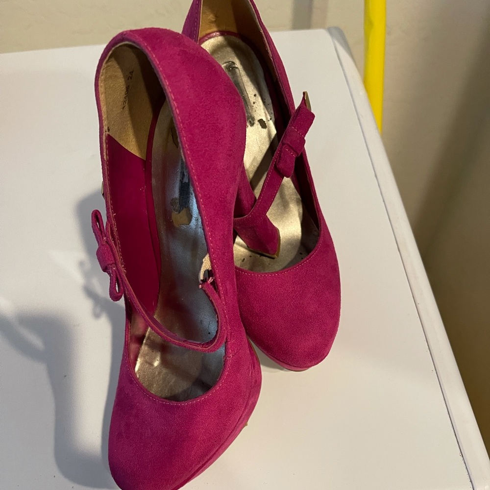👠Pink platform 👠 heels